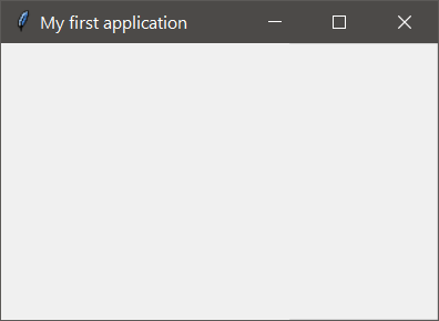 Chaning the title of a tkinter application
